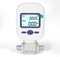 1/4 NPT Portable Digital Thermal Mass Flow Meter for Compressed Air, Nitrogen