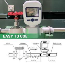 1/4 NPT Portable Digital Thermal Mass Flow Meter for Compressed Air, Nitrogen