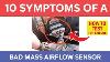 10 Bad Mass Air Airflow Sensor Symptoms Faulty Maf