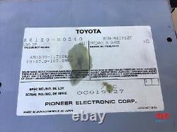 1990-1992 Lexus Ls400 Pioneer Am Fm Radio Cassette Player Oem 86120-50020 Ome