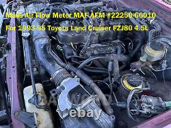 1993-95 Toyota Land Cruiser FZJ80 4.5L Mass Air Flow Meter MAF AFM #22250-66010