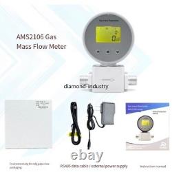 300L Digital Gas Flow Meter Gas Mass Air Nitrogen Oxygen Flow Rate Meter
