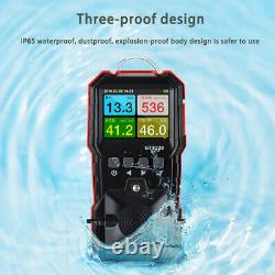 4 in 1 Gas Detector O2 H2S CO LEL EX Gas Test Meter Analyzer Air Quality Monitor