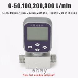 50L-300L Gas Flow Meter Gas Mass Air Methane Argon Oxygen Flow Rate Micro Meter