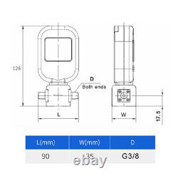 50L-300L Gas Flow Meter Gas Mass Air Methane Argon Oxygen Flow Rate Micro Meter
