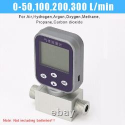 50L-300L Gas Flow Meter Gas Mass Air Methane Argon Oxygen Flow Rate Micro Meter
