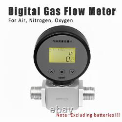 50ML-300L Digital Gas Flow Meter Gas Mass Air Nitrogen Oxygen Flow Rate Meter