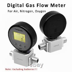 50ML-300L Digital Gas Flow Meter Gas Mass Air Nitrogen Oxygen Flow Rate Meter