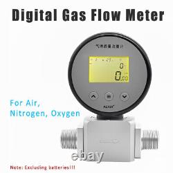 50ML-300L Digital Gas Flow Meter Gas Mass Air Nitrogen Oxygen Flow Rate Meter