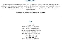 87-93 BMW E30 325i M20 Bosch MAF Mass Air Flow Meter Sensor 0280202082 OEM Crack