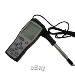 AR866A 0.0-30M/S Hot Wire Thermo-Anemometer Air Flow Velocity Wind Speed Meter