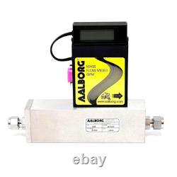 Aalborg GFM57 Mass Flow Meter for Air LCD 200 LPM Stainless GFM57S-VDL6-A0 New