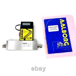 Aalborg GFM57 Mass Flow Meter for Air LCD 200 LPM Stainless GFM57S-VDL6-A0 New