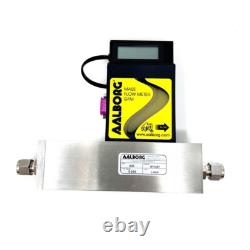 Aalborg GFM57 Mass Flow Meter for Air LCD 200 LPM Stainless GFM57S-VDL6-A0 New