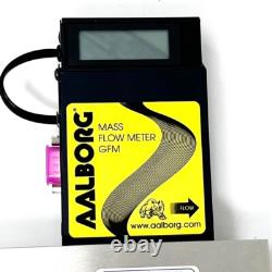 Aalborg GFM57 Mass Flow Meter for Air LCD 200 LPM Stainless GFM57S-VDL6-A0 New