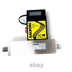 Aalborg GFM57 Mass Flow Meter for Air LCD 200 LPM Stainless GFM57S-VDL6-A0 New