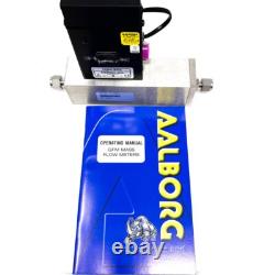Aalborg GFM57 Mass Flow Meter for Air LCD 200 LPM Stainless GFM57S-VDL6-A0 New