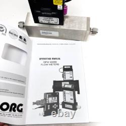 Aalborg GFM57 Mass Flow Meter for Air LCD 200 LPM Stainless GFM57S-VDL6-A0 New