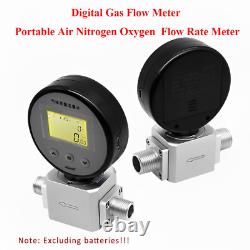 Air Nitrogen Oxygen Flow Rate Meter Gas Mass Portable Digital Gas Flow Meter