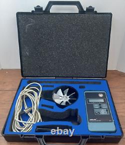 AirFlow Anemometer Air Velocity and Volume Flow Meter AV 2, Rotating Vane