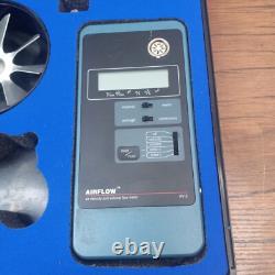 AirFlow Anemometer Air Velocity and Volume Flow Meter AV 2, Rotating Vane