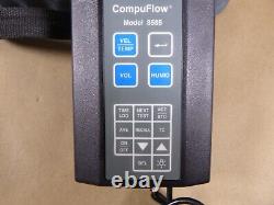 Alnor Compuflow 8585 Anemometer Measure Air Flow, Temperature, Humidity Meter
