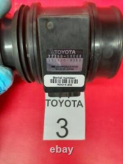BIN 3 93-98 Toyota Supra Lexus LS400 Mass Air Flow Sensor 22250-50060 OEM