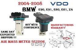 BMW 2004-2008 323i 325i 330i 525i 530i Z4 Engine Air Mass Air Flow Sensor VDO