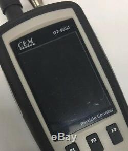 CEM DT-9881 Air Particle Counter HCHO & CO Tester 2.8 Display Bundle