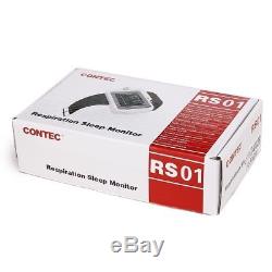 CONTEC RS01 Sleep Apnea Meter, SpO2 Heart Rate Nose Air flow monitor Alarm+SW