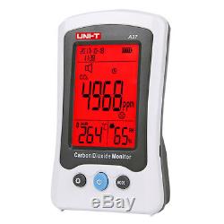 Carbon Dioxide Detector CO2 Air Temperature Humidity Date Logger Meter Monitor