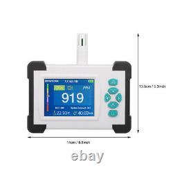 Carbon Dioxide Detector Co2 ppm Meter Air Quality Monitor Gas Analyzer with Alarm