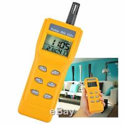 Carbon Dioxide Tester Handheld CO2 Temp %RH Humidity Meter Air Quality Diagnose