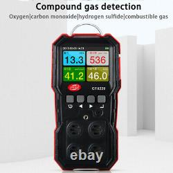 Carbon Monoxide Meters CO O2 H2S Combustible Gas Detector Air Quality Analyzer