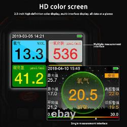 Carbon Monoxide Meters CO O2 H2S Combustible Gas Detector Air Quality Analyzer