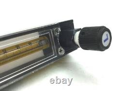 Cole Parmer EW-03216-50 Air Flow Meter Scale 65mm 8.3mL/min With Valve