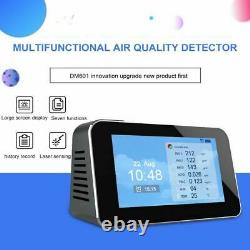 Digital Air Quality Laser PM2.5 PM10 PM1.0 TVOC HCHO Detector Tester Gas Monitor