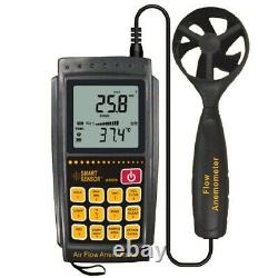 Digital Anemometer Air Flow Meter Temperature Tester Wind Speed Anemometer Meter