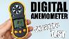 Digital Anemometer Rz818 Wind Speed Meter Air Flow Meter From Aliexpress Unboxing U0026 Test