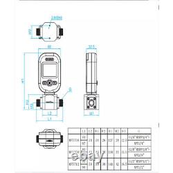 Digital Electronic Mass Nitrogen Oxygen Metering Compressed Air Gas Flow Meter