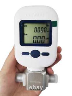 Digital Gas Flow Meter Air Nitrogen Oxygen Flow Rate Meter with Rate 0-20L/Min