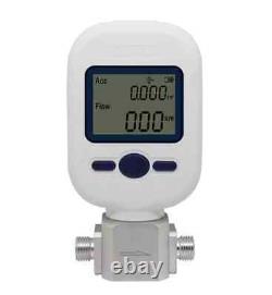 Digital Gas Flow Meter Air Nitrogen Oxygen Flow Rate Meter with Rate 0-20L/Min