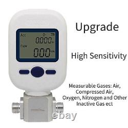 Digital Gas Flow Meter Tester Portable Gas Mass Air Flow Rate Meter 0-250L/min