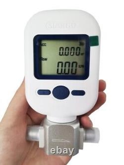 Digital Mass Flow Meter Gas Mass Air Nitrogen Oxygen Flow Rate Meter 0-20L/Min