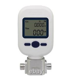 Digital Mass Flow Meter Gas Mass Air Nitrogen Oxygen Flow Rate Meter 0-20L/Min