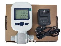 Digital Mass Flow Meter Gas Mass Air Nitrogen Oxygen Flow Rate Meter 0-20L/Min