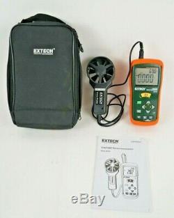 Extech Instruments CFM/CMM Thermo-Anemometer Air Velocity Flow Wind Speed Meter