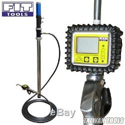 FIT TOOLS50Gallon Air Oil /Fluid Dispenser / Pump with Digital Flow Meter Oil Gun