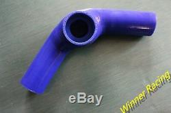 For Nissan 300ZX Z32 Silicone Induction Hose Air Filter to Flow Meter Blue 4-PLY