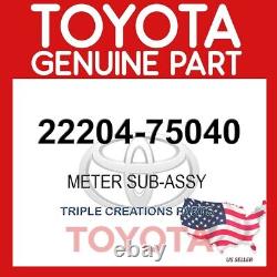 GENUINE Toyota 22204-75040 METER SUB-ASSY, INTAKE AIR FLOW 2220475040 OEM